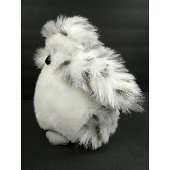 Authentic Island Lavender.com 8" Spotted White Snowy Owl Stuffed Animal Plushie - Picture 2 of 10